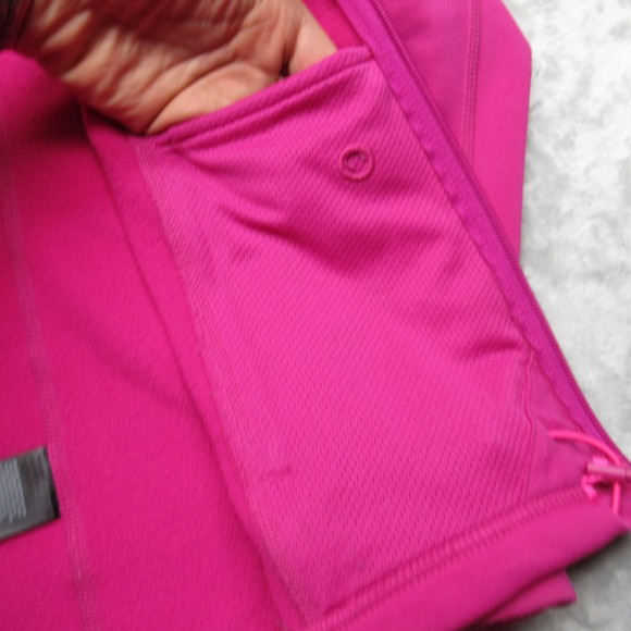 North Face Jacket Women Small Pink Softshell Pockets FullZip Hiking Apex Bionic2 - Picture 10 of 14